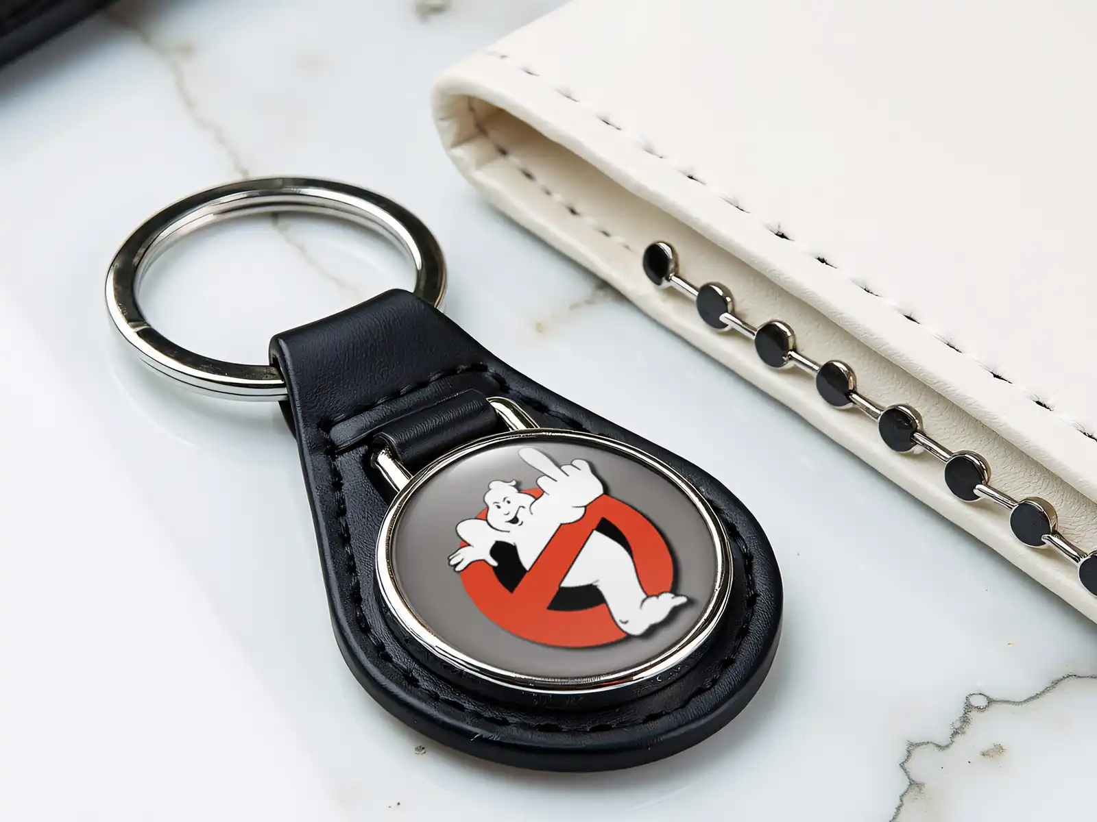 Pet Keychain Leather Glossy Racing Force